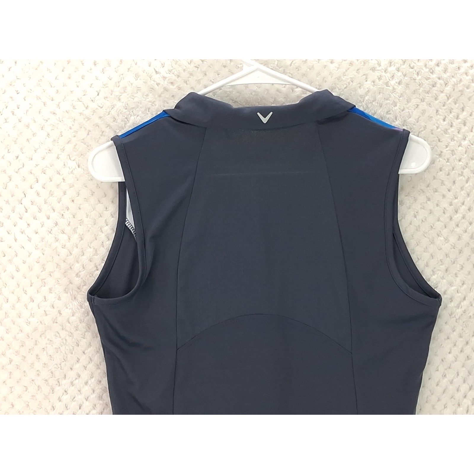 Callaway Women's Medium Blue Sea Star Opti-Dri Sleeveless Golf Tank Top — image 6 of 8